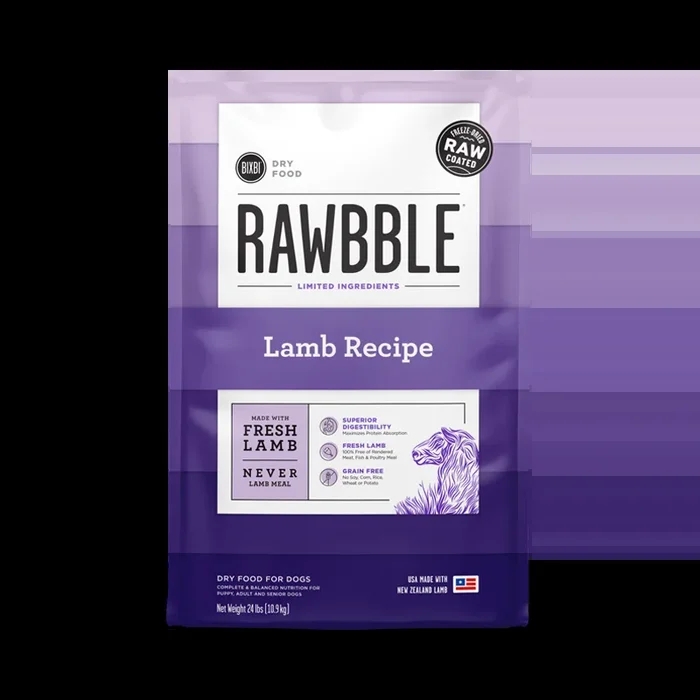 BIXBI Pet RAWBBLE® DRY DOG FOOD – LAMB RECIPE