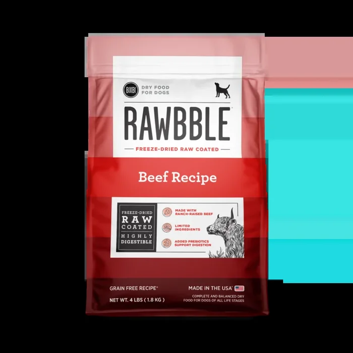 BIXBI Pet Rawbble® Dry Food for Dogs – Beef Recipe