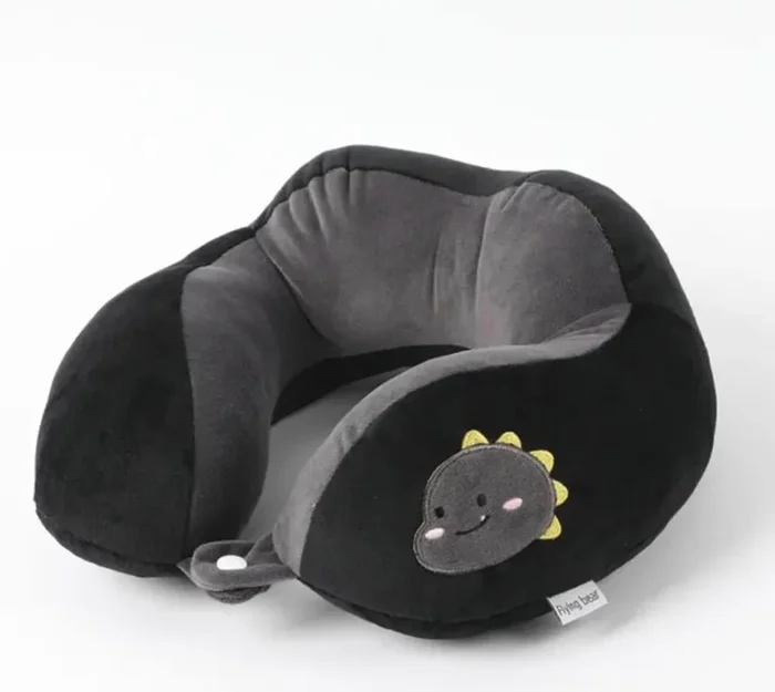 Black Dinosaur Chin Pillow