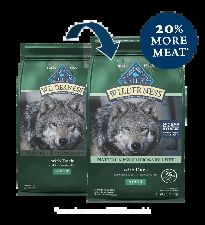 Blue Buffalo Wilderness – Adult Dog Duck Recipe Dry Dog Food