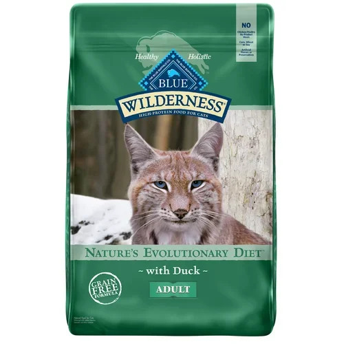 Blue Buffalo Wilderness High Protein, Natural Adult Dry Cat Food, Duck