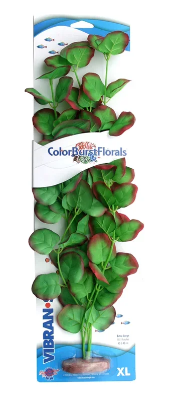 Blue Ribbon – Apple Leaf Plant Green Silk-Style With Resin Base