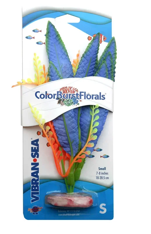 Blue Ribbon – Crispus Plant Blue Silk-Style With Resin Base
