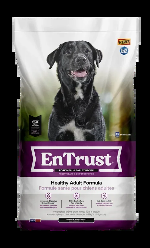 Blue Seal EnTrust Adult Pork Meal & Barley Recipe Premium Dog Food