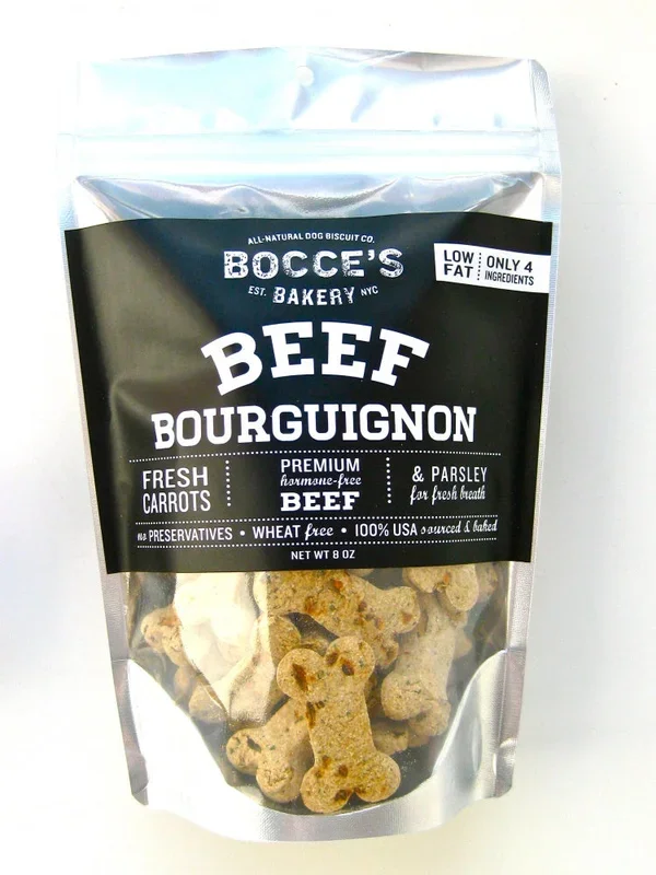 Bocce’s Bakery Beef Bourguignon All Natural Dog Biscuits