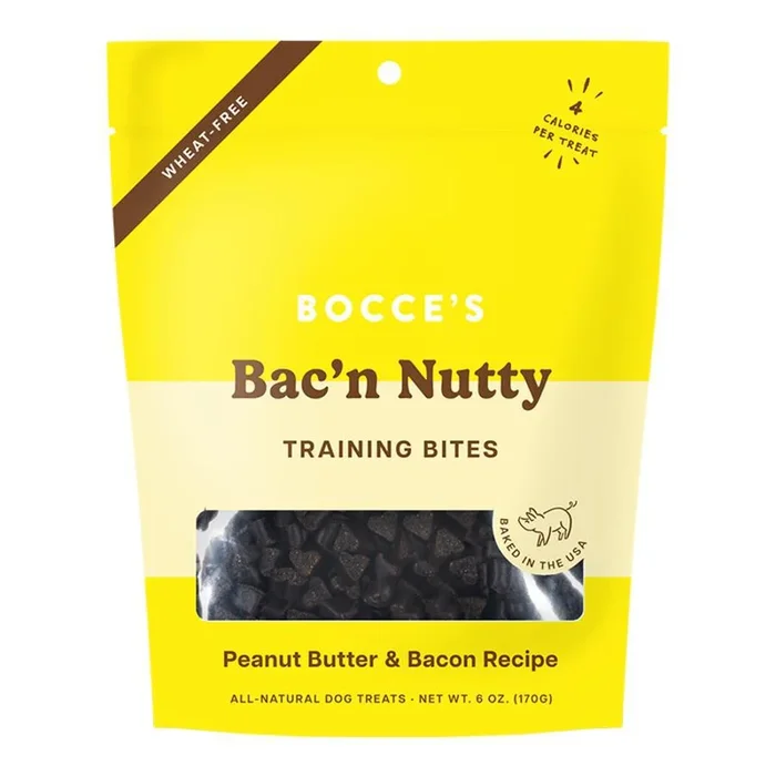 Bocce’s Bakery Dog Training Bacon Nutty 6oz