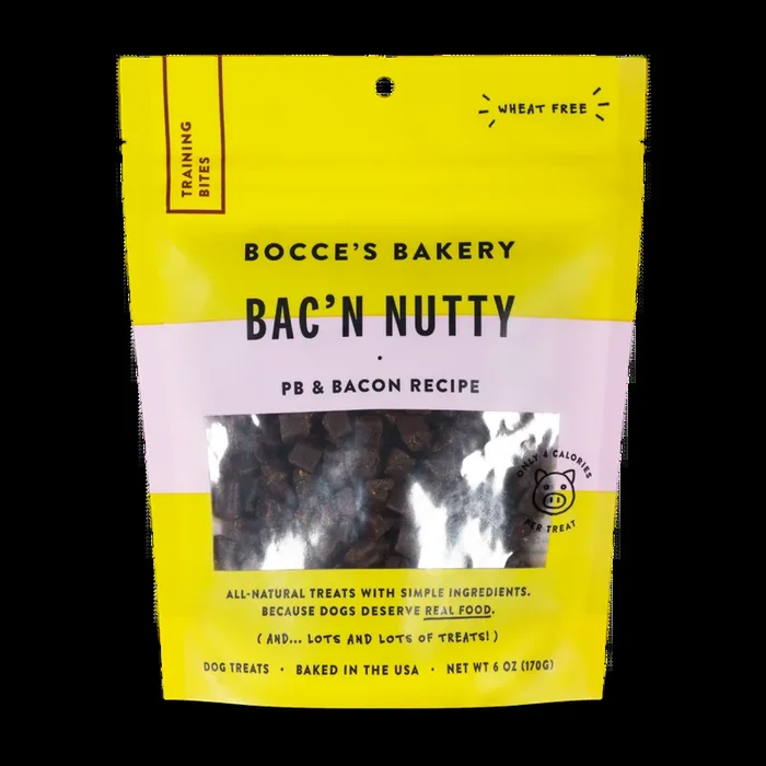 Bocce’s Bakery Every Day Bac’n Nutty Training Bites Dog Treats