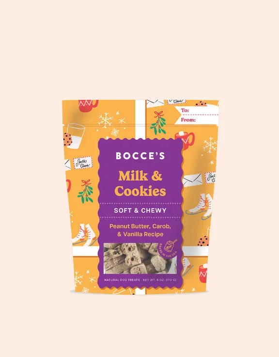 Bocce’s Bakery Milk n Cookies Soft & Chewy Dog Treats