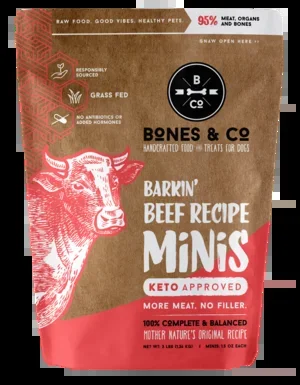 BONES & CO DOG BEEF FROZEN 3LB-6LB