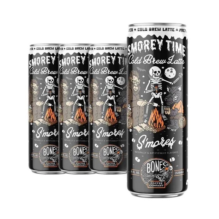 Bones Coffee Company S’morey Time Cold Brew Latte