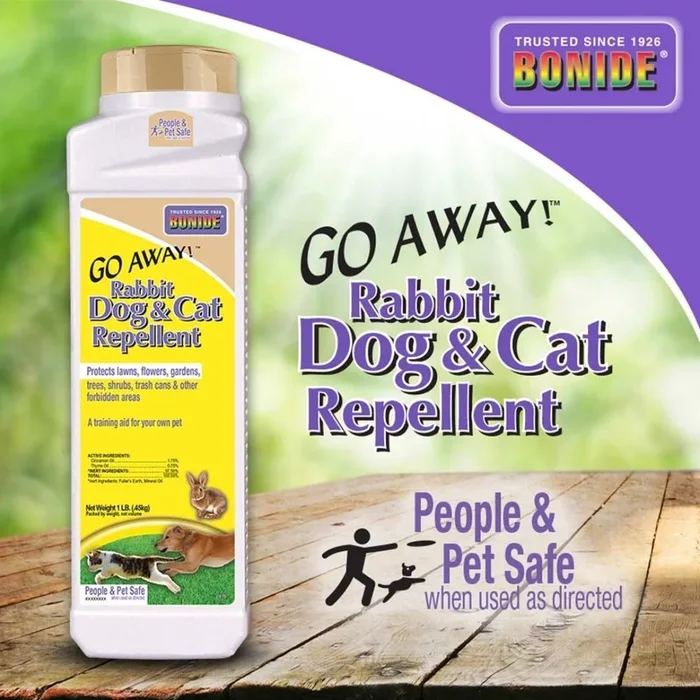 Bonide – Go Away! Rabbit, Dog, & Cat Repellent Granules Pest & Insect Control
