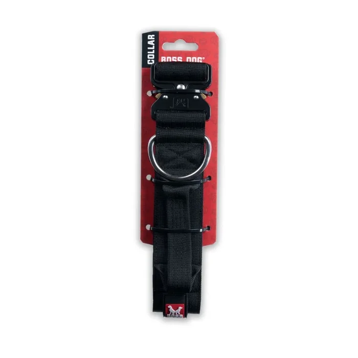 Boss Nation – Tactical Collar Nylon Adjustable, Black