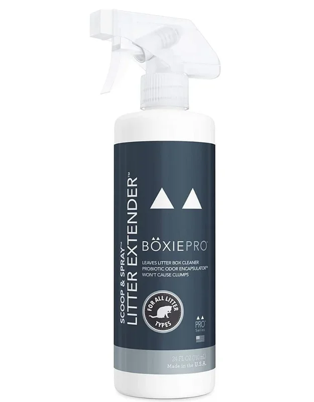 BOXIECAT Pro Scoop and Spray Probiotic Cat Litter Extender 24oz