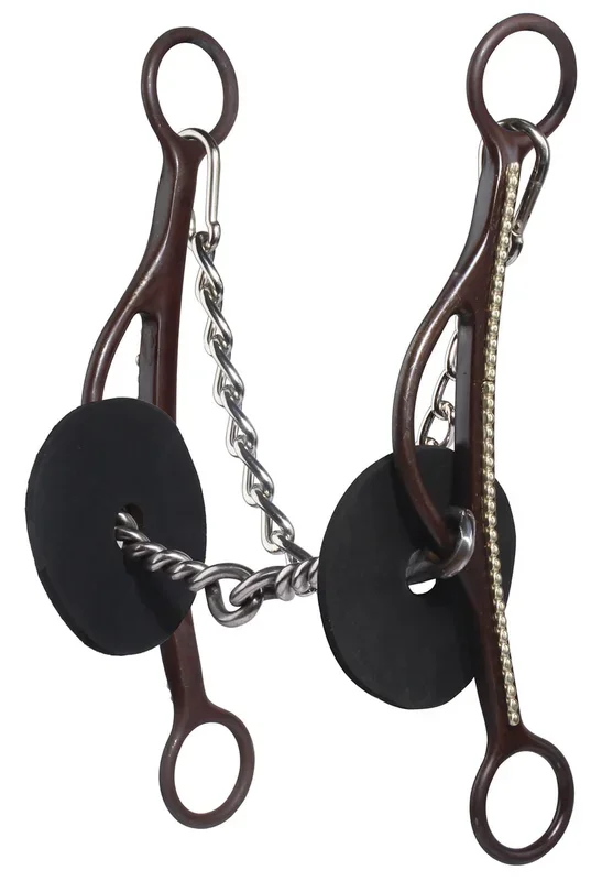 Brittany Pozzi Long Gag Twisted Wire Snaffle Bit