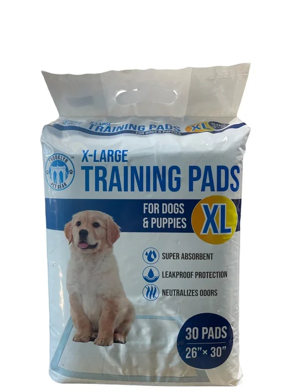 brooklyn pet gear extra large training pads 30 pads 26×30