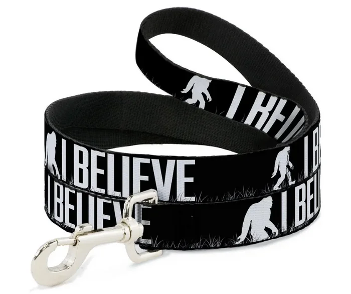 Buckle Down – Dog Leash Bigfoot Silhouette I BELIEVE