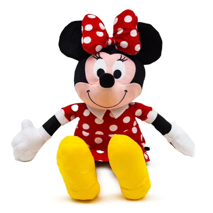 Buckle Down – Dog Toy Plush Squeaker Minnie Mouse Smiling Sitting Pose