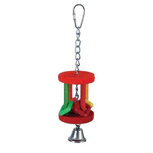 Caitec – Bird Toy Hanging Barrel Chew (For small and medium birds)