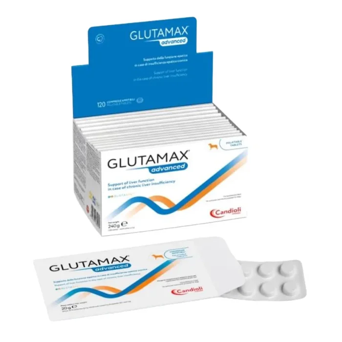 Candioli Glutamax Advanced Tablets Liver Supplement for Dogs and Cats