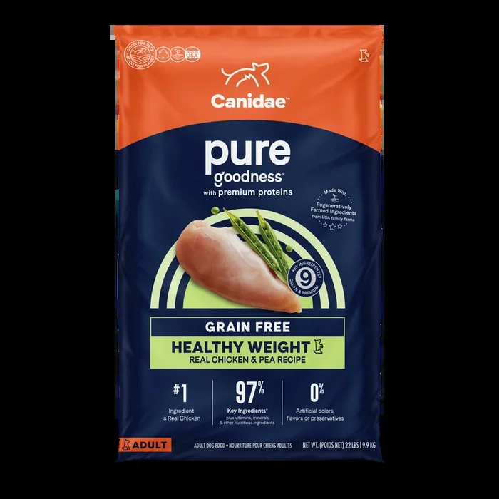 Canidae PURE Grain Free Healthy Weight Chicken & Pea Recipe Dry Dog Food