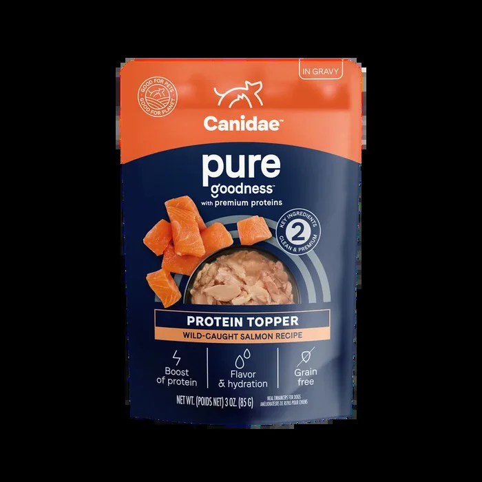 Canidae Pure Protein Topper – Wild-Caught Salmon Recipe in Gravy Dog Food