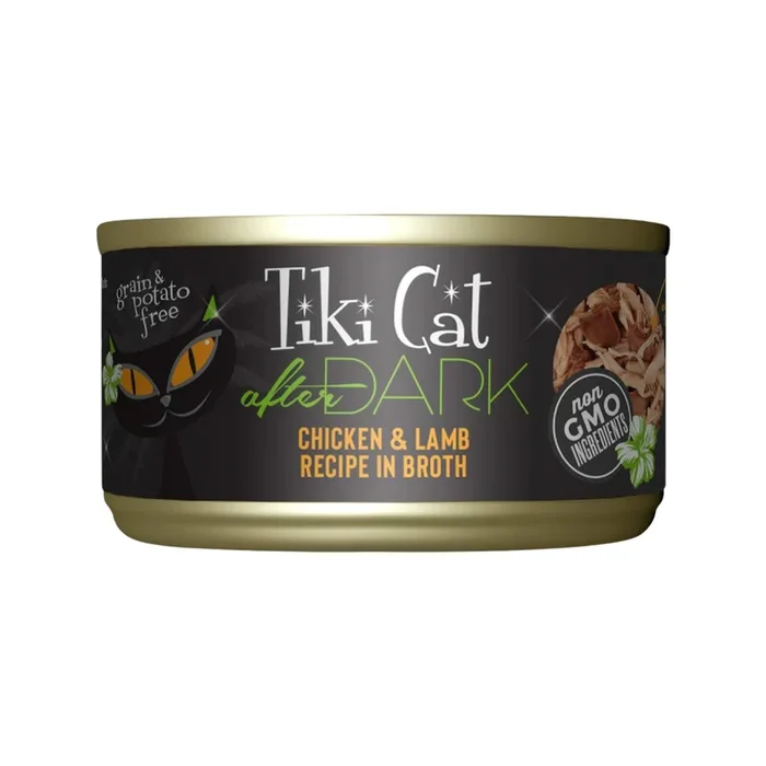 Canned Cat Food – AFTER DARK – Chicken & Lamb Recipe in Broth