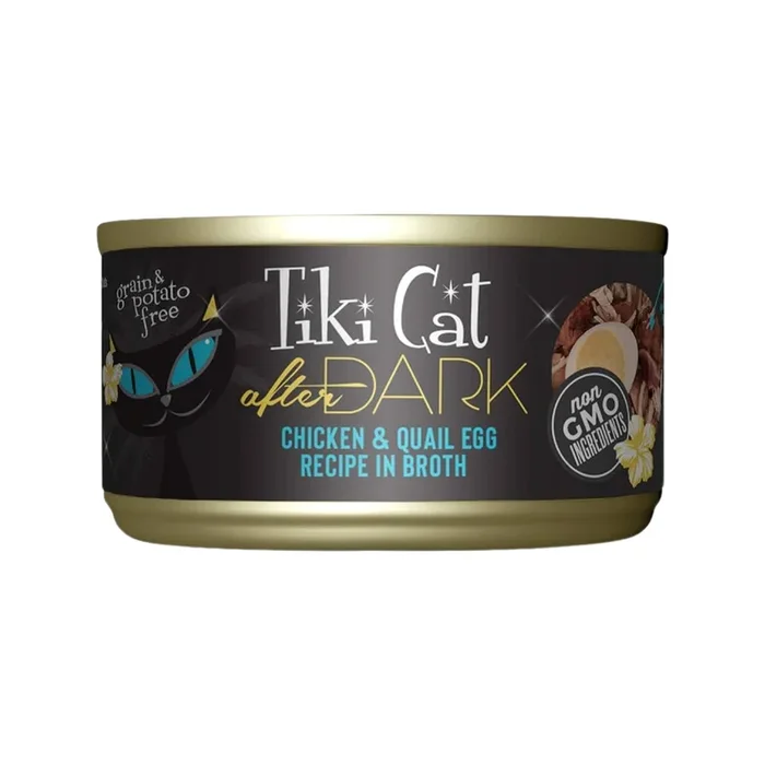 Canned Cat Food – AFTER DARK – Chicken & Quail Egg Recipe in Broth