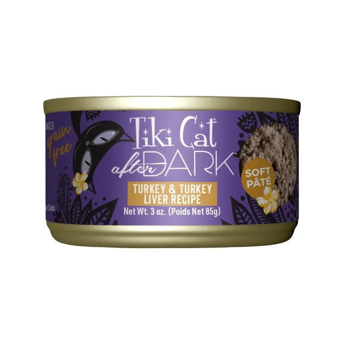 Canned Cat Food – AFTER DARK SOFT PATÉ – Turkey & Turkey Liver Recipe