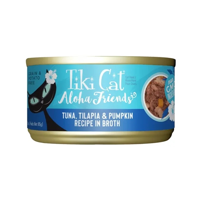 Canned Cat Food – ALOHA FRIENDS – Tuna, Tilapia & Pumpkin