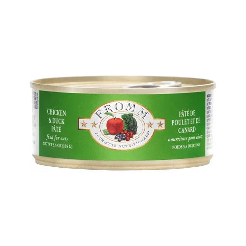 Canned Cat Food – FOUR STAR – Chicken & Duck Pâté – 5.5 oz