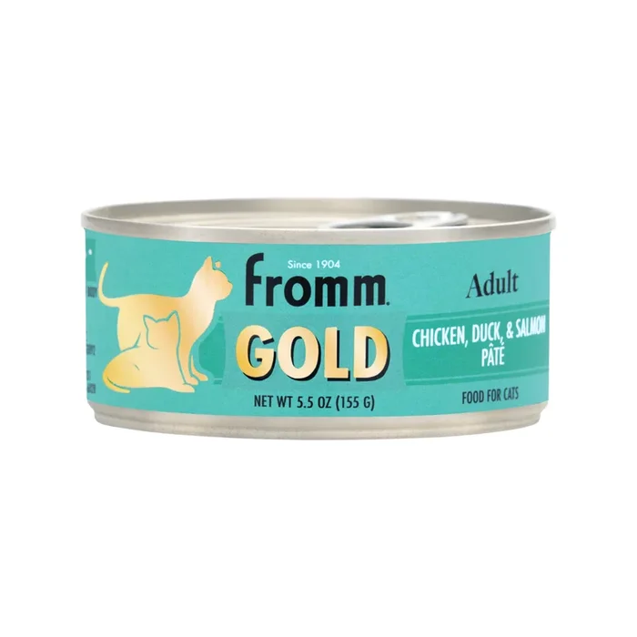 Canned Cat Food – Gold – Adult – Chicken Duck & Salmon Pâté – 5.5 oz