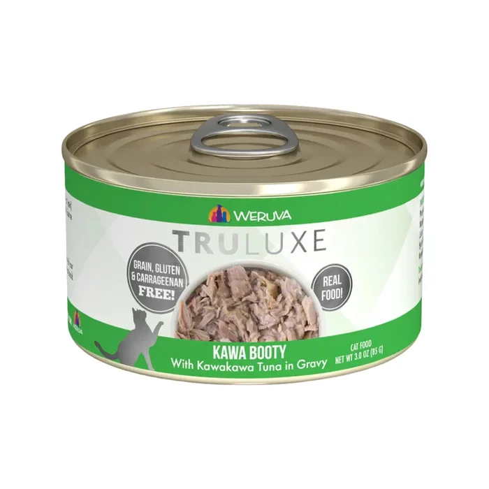 Canned Cat Food – TRULUXE – Kawa Booty – with Kawakawa Tuna in Gravy