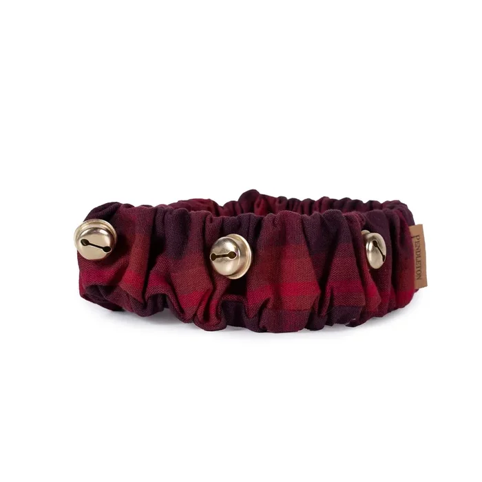 Carolina Pet Company – Pendleton Plaid Red Ombre Dog Collar