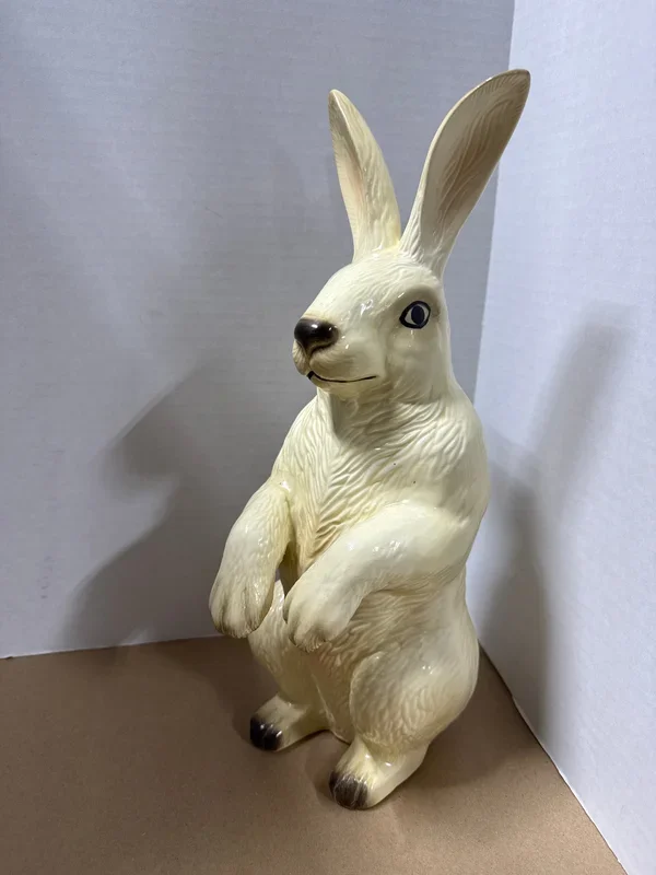 Ceramic Easter Bunny Figurine
