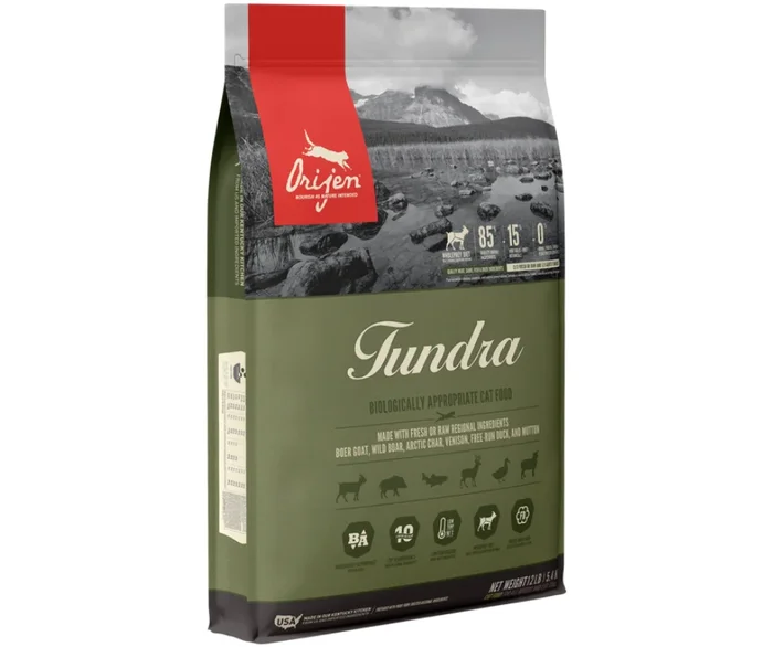 Champion Petfoods Orijen – All Cat Breeds, All Life Stages Tundra Recipe Dry Cat Food