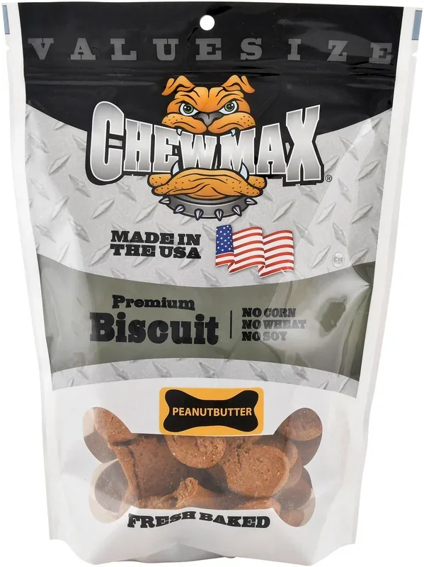 Chewmax Peanut Butter Premium Biscuits, 4″L