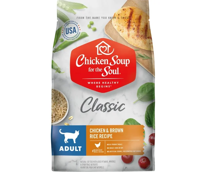 Chicken Soup for the Soul – All Breeds, Adult Cat Chicken & Brown Rice Recipe Dry Cat Food