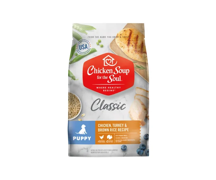 Chicken Soup for the Soup – Puppy Classic Chicken, Turkey & Brown Rice Recipe Dry Dog Food