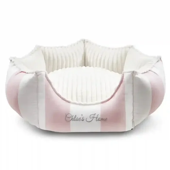 Chloe’s Home Monte Carlo Bed for Dogs and Cats (Pink)