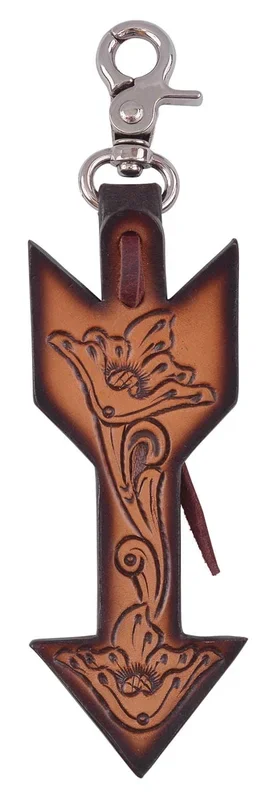Circle Y Western Decorative Tooled Leather Saddle & Tack Charms
