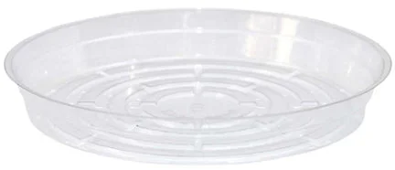 CLEAR VINYL SAUCER 6 INCH