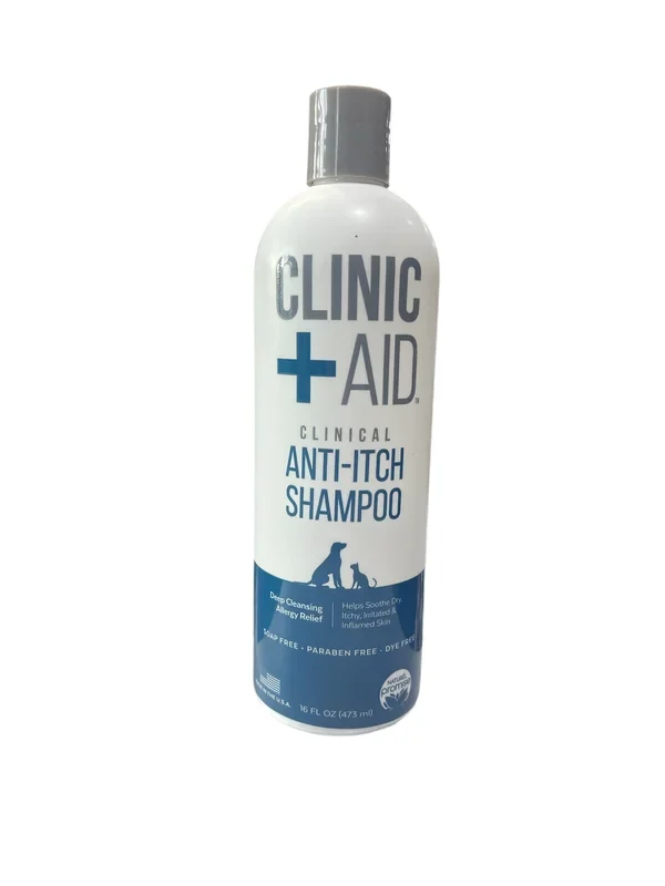 clinic aid anti itch shampoo 16 flo at