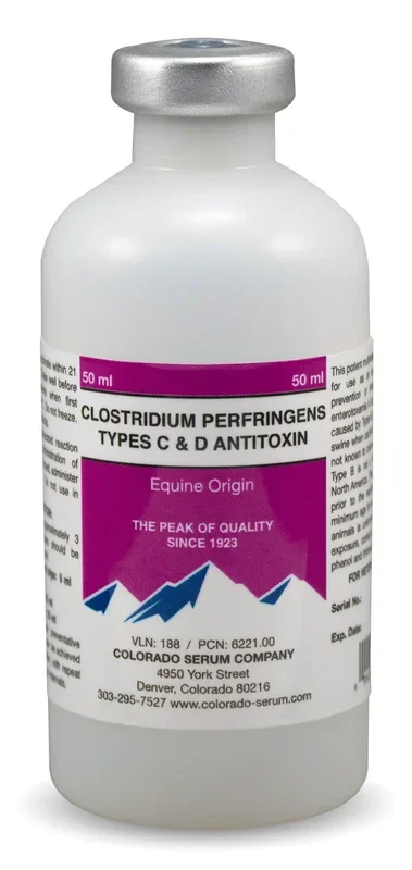 Clostridium Perfringens Types C & D Antitoxin Vaccine