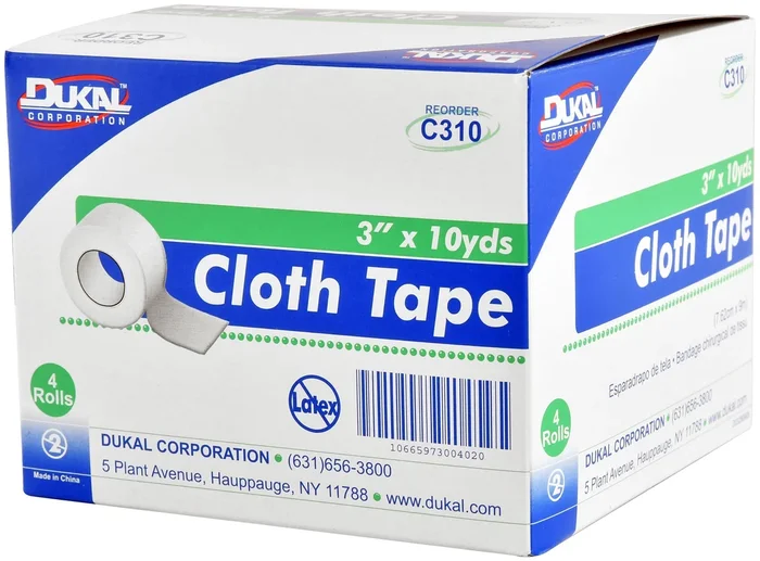 Cloth Surgical Tape, Hypoallergenic, Latex-Free, Tearable & Breathable