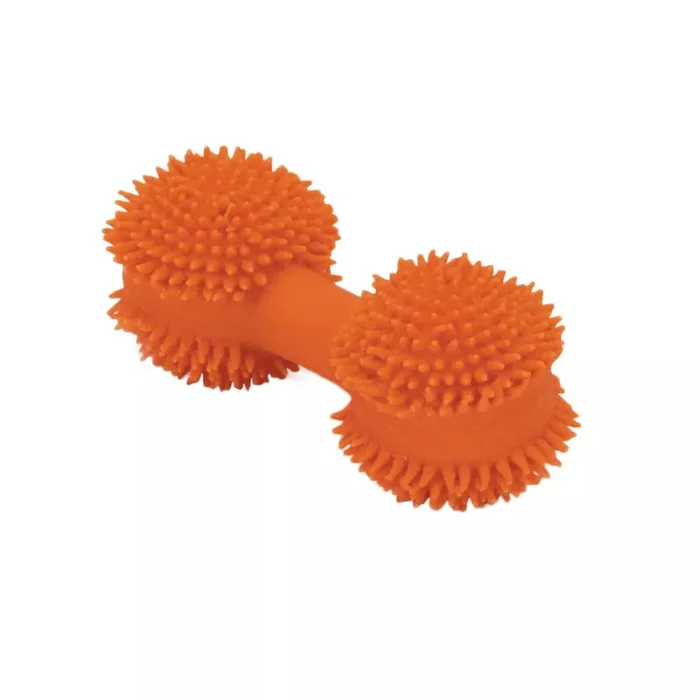 Coastal – Mini Spiny Dumbbell Latex Dog Toy