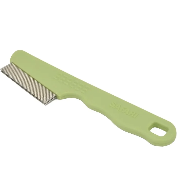 Coastal Pet Safari Double Row Comb For Flea Prevention, Detection, with Short and Long Hair, Helps Dry Skin, in Pets