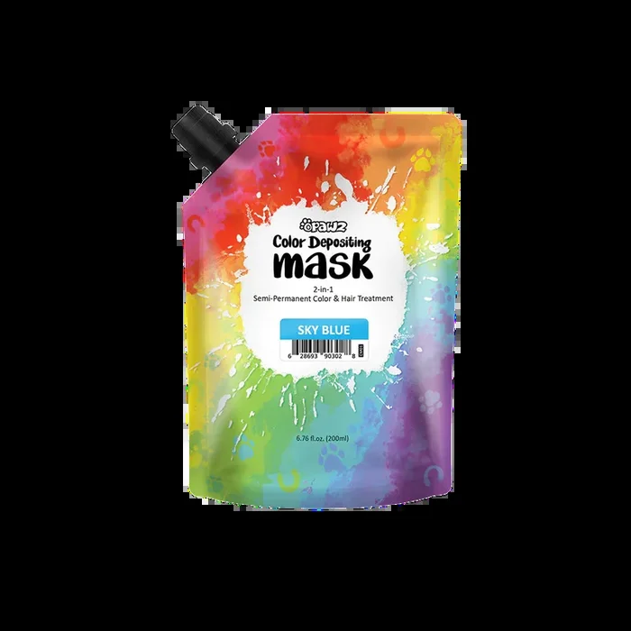 Color Depositing Mask Sky Blue 200ml by Opawz