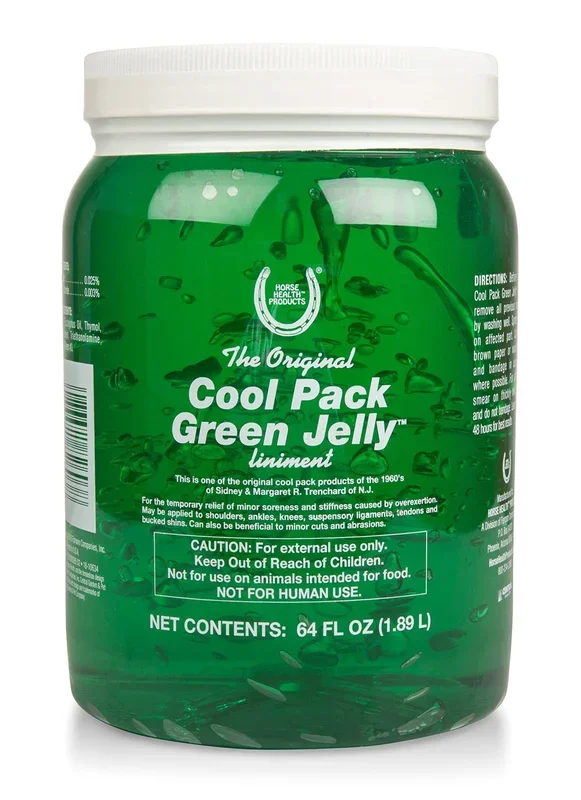Cool Pack Green Jelly Horse Liniment, 1/2 gallon