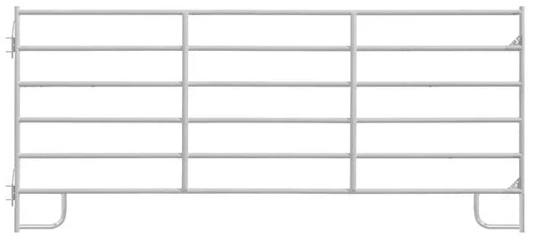CORRAL 6-BAR GALV SQR CRN 12′ w/Pin