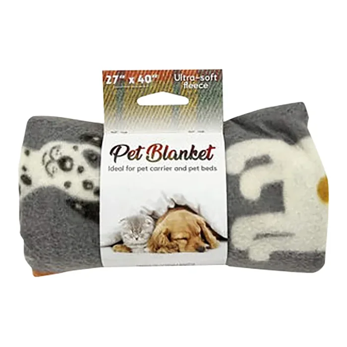 Cozy Pet Blanket, Assorted Patterned, 27″ x 40″